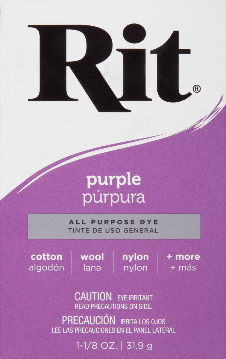 slide 11 of 11, Rit Dye Purple Powder Dye, 1.13 oz