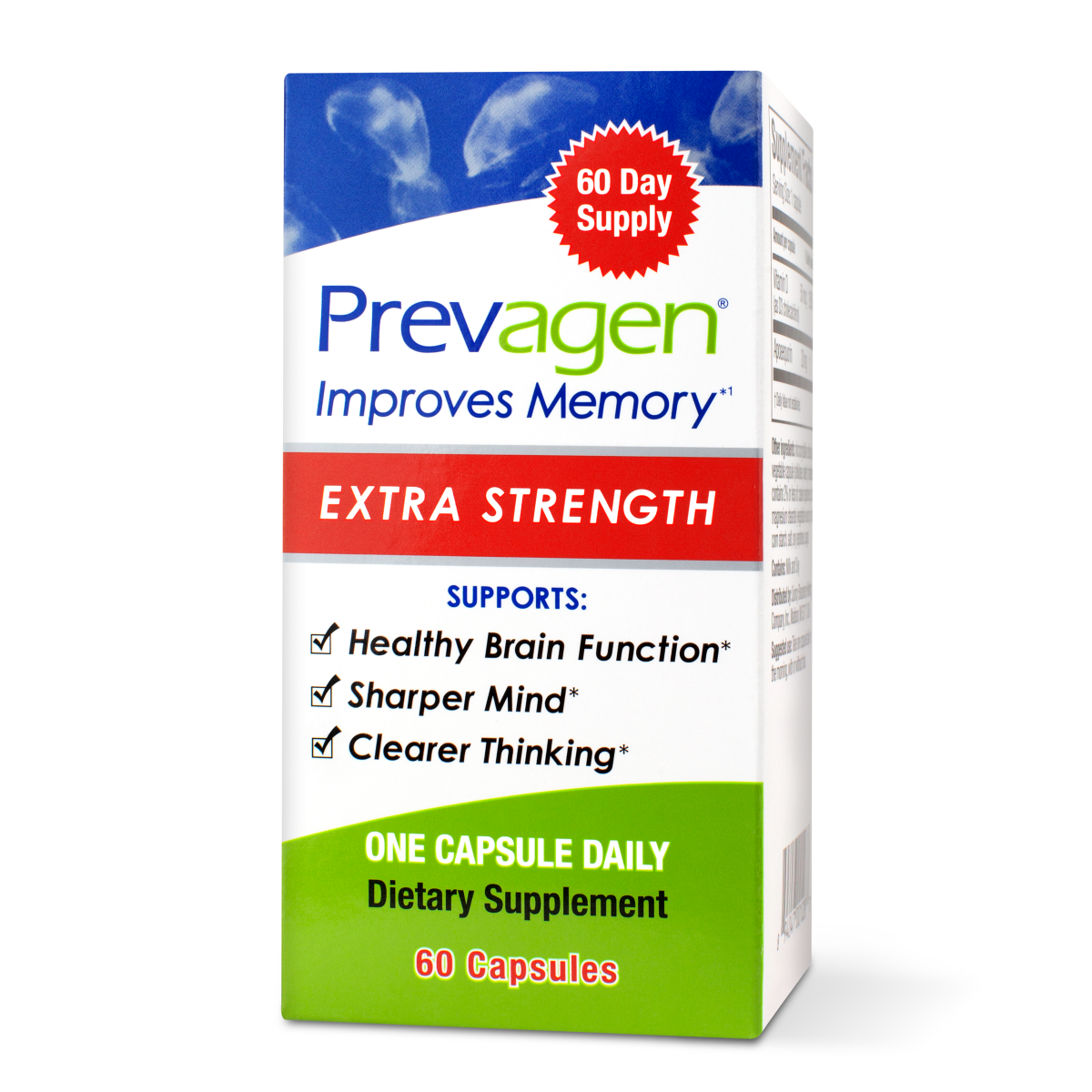 slide 1 of 10, PrevagenExtra Strength Capsules, 20 mg, 60 ct