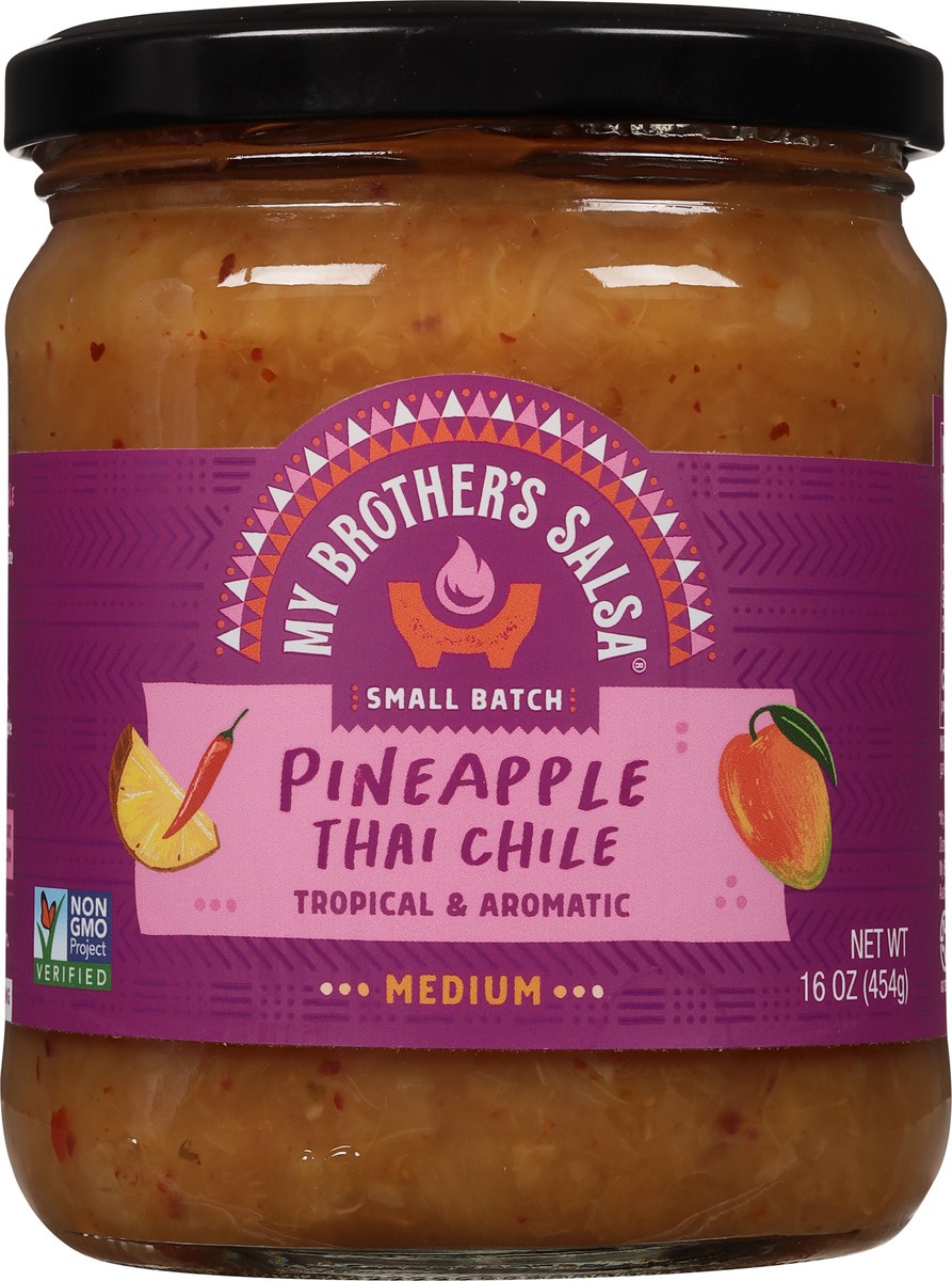 slide 4 of 14, MY BROTHERS Pineapple Thai Chile, 11 oz