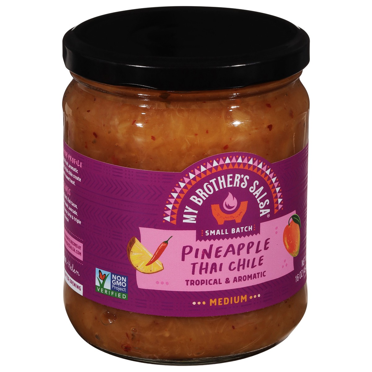 slide 2 of 14, MY BROTHERS Pineapple Thai Chile, 11 oz