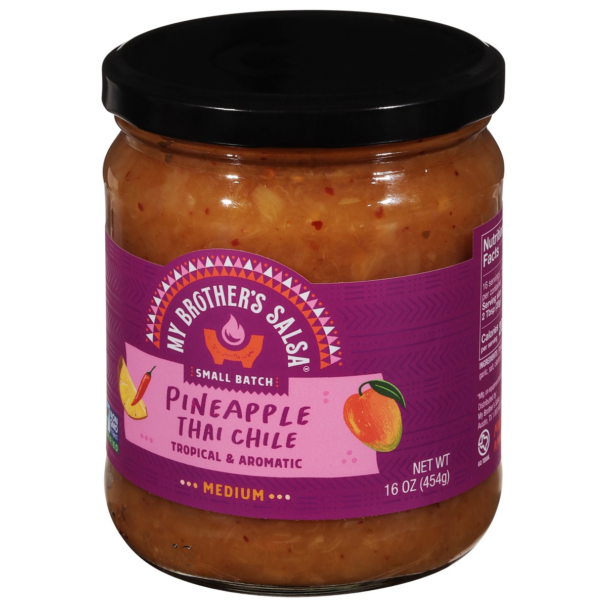 slide 3 of 14, MY BROTHERS Pineapple Thai Chile, 11 oz