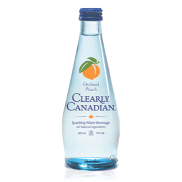 slide 1 of 1, Clearly Canadian Sparkling Water Orchard Peach - 11 oz, 11 oz