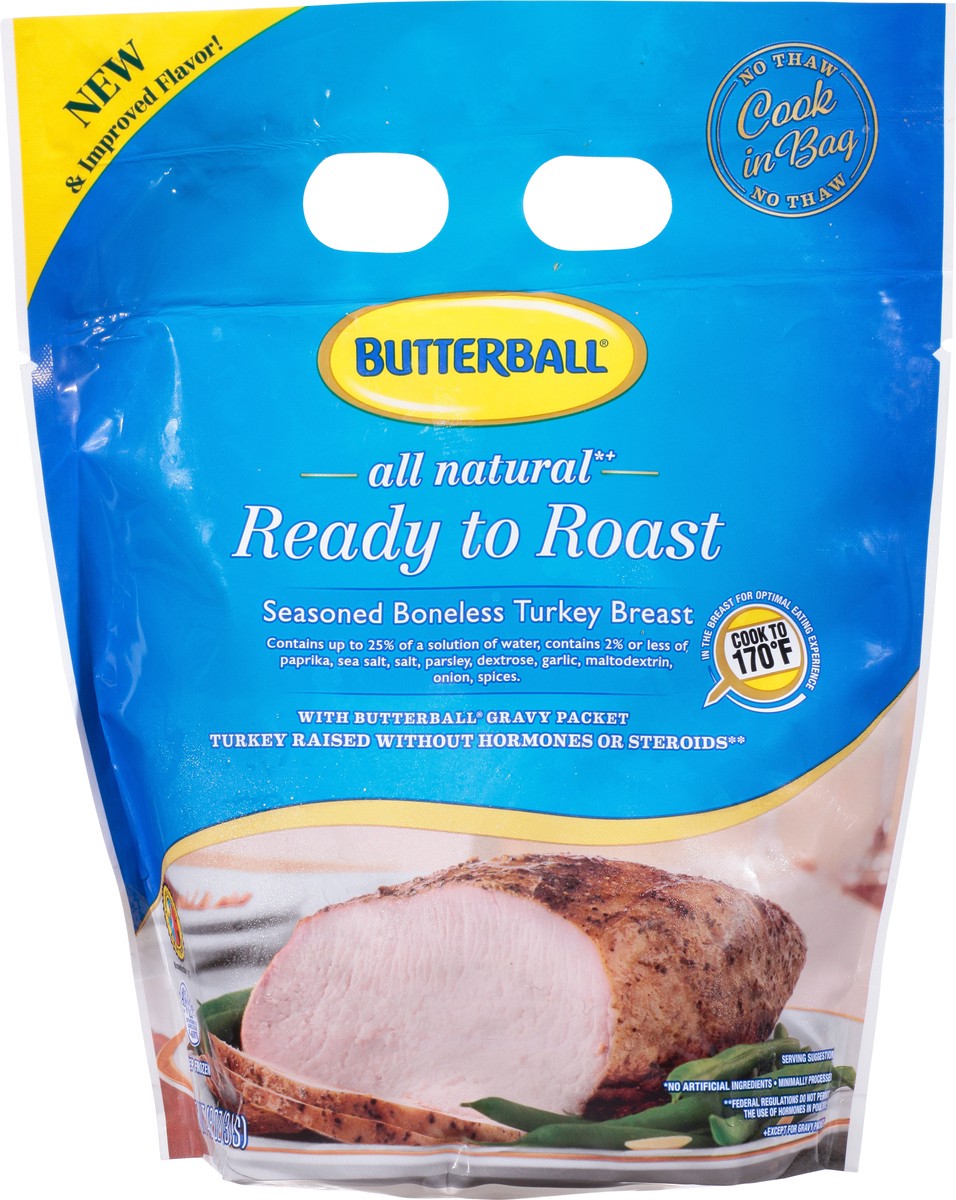 slide 13 of 14, Butterball Ready to Roast Seasoned Boneless Turkey Breast 48 oz, per lb