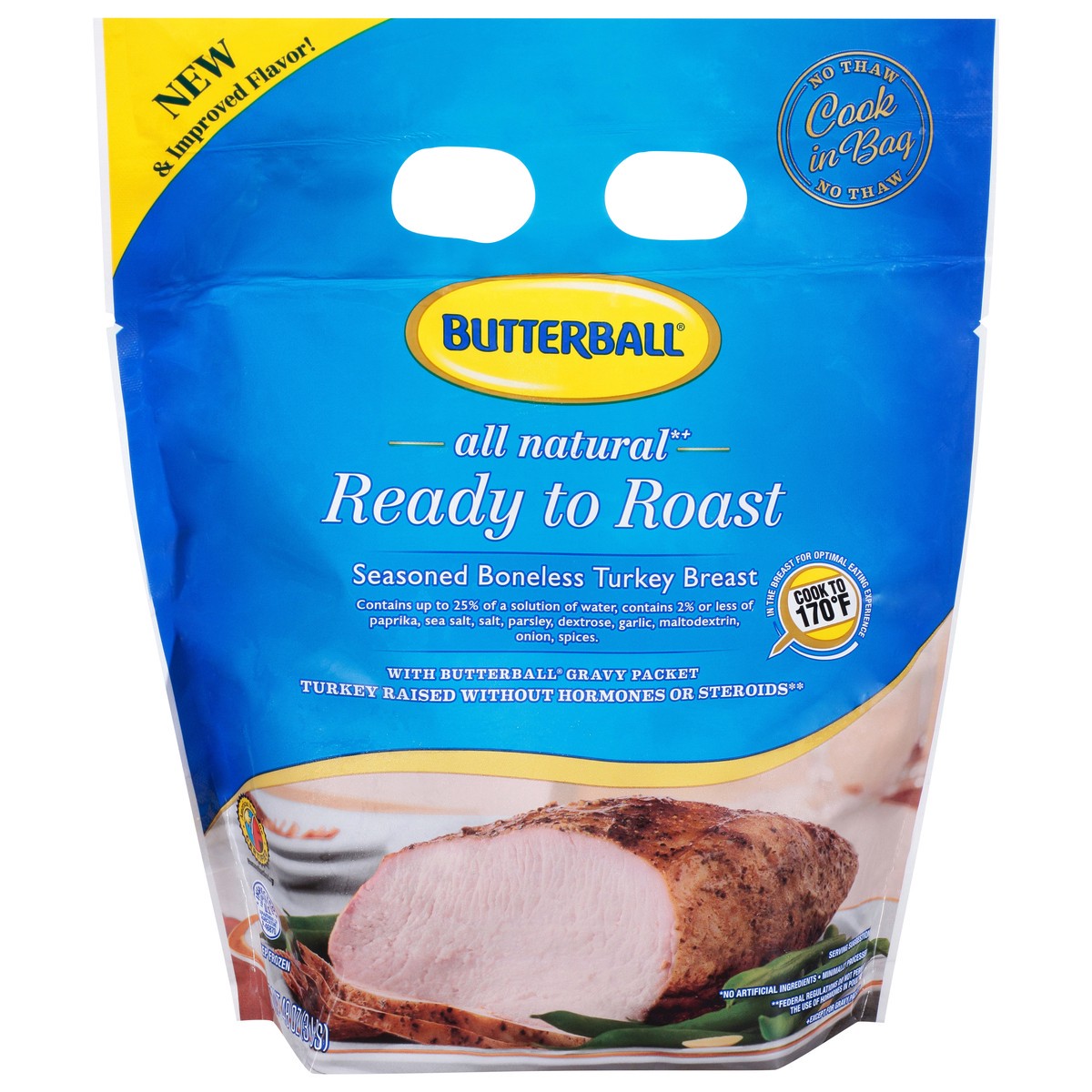 slide 9 of 14, Butterball Ready to Roast Seasoned Boneless Turkey Breast 48 oz, per lb