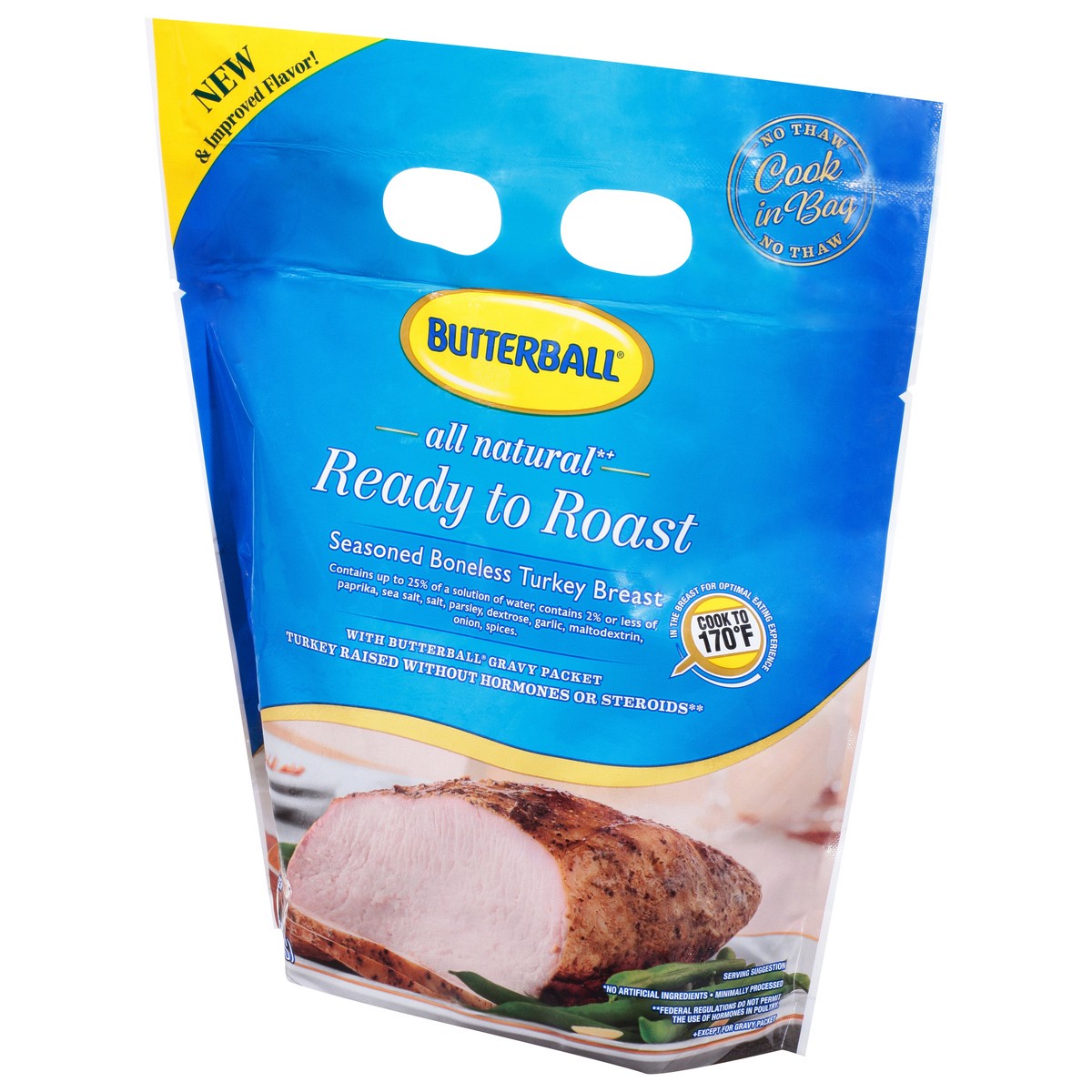 slide 2 of 14, Butterball Ready to Roast Seasoned Boneless Turkey Breast 48 oz, per lb