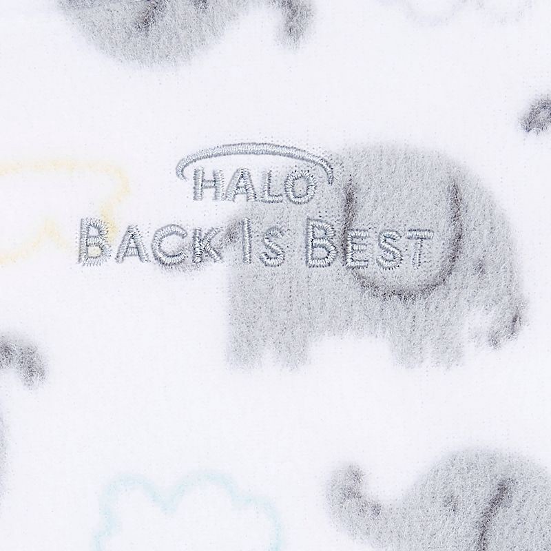 slide 3 of 3, HALO Innovations Sleepsack Swaddle Wrap - Elephant - Newborn, 1 ct