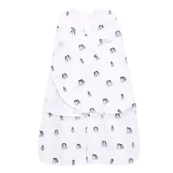 HALO Innovations HALO Sleepsack 100% Cotton Swaddle Wrap - Penguins - NB