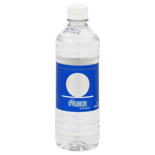 slide 1 of 1, evamor Water Beverage, Alkaline Artesian, 1/2 liter