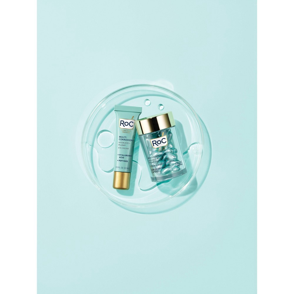 slide 7 of 16, RoC Multi Correxion Hydrate + Plump Night Serum Capsules with Hyaluronic Acid - 30ct, 30 ct