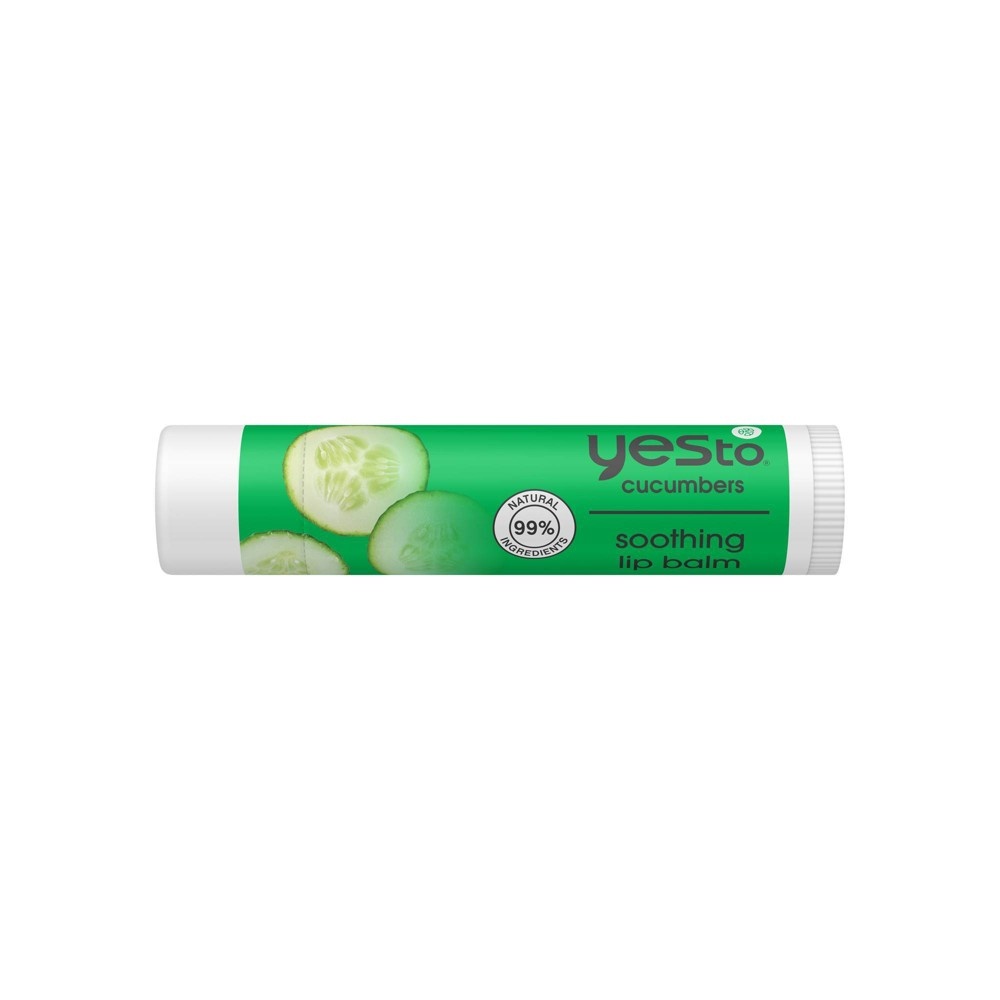 slide 2 of 4, Yes To Cucumbers Soothing Lip Balm, 0.15 oz