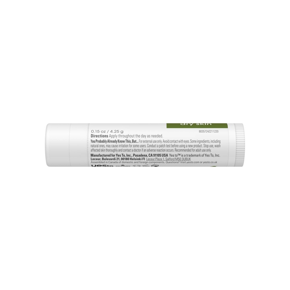 slide 4 of 4, Yes To Avocado Nourishing Lip Balm, 0.15 oz