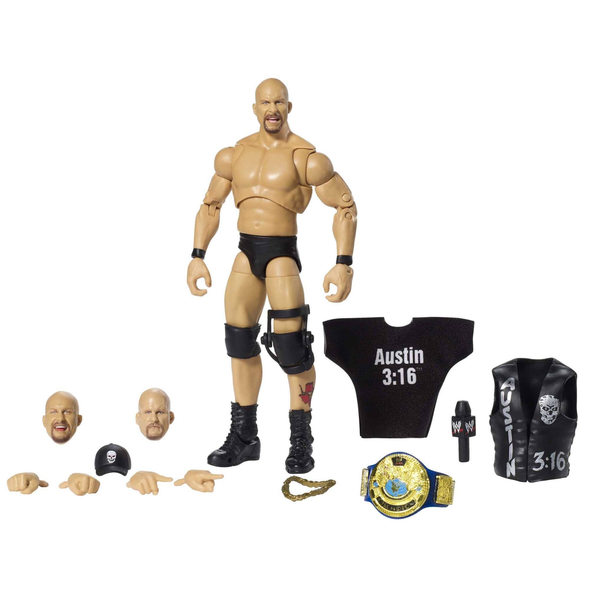 slide 1 of 6, WWE Ultimate Edition Stone Cold Steve Austin Action Figure, 1 ct