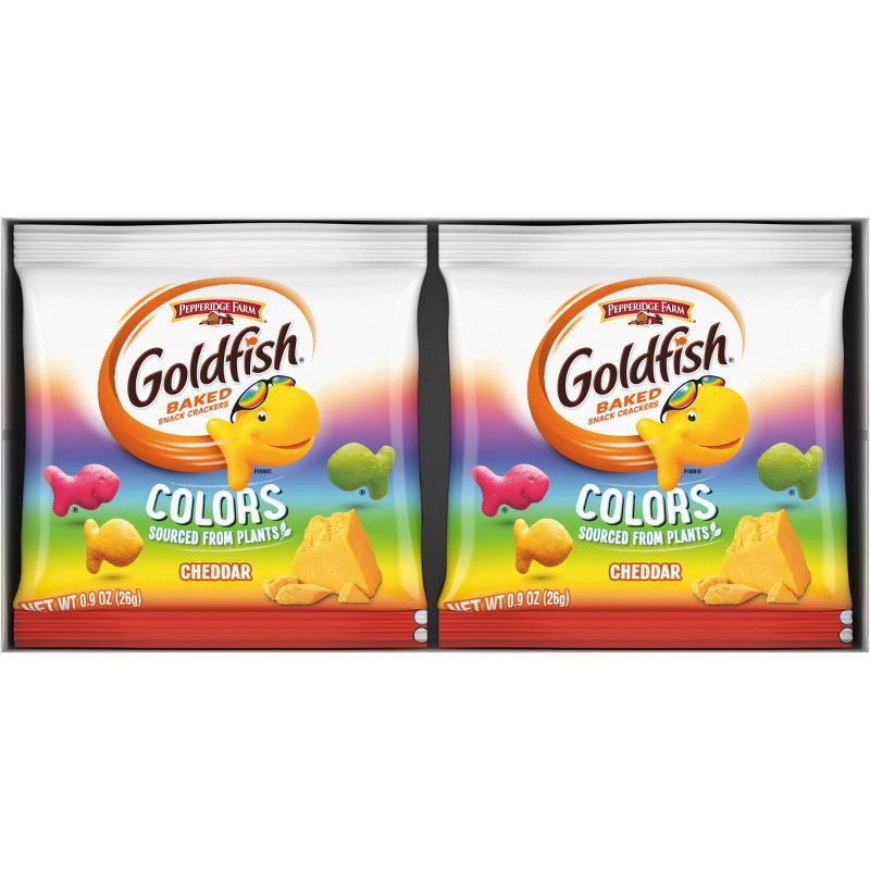 slide 9 of 13, Pepperidge Farm Goldfish Colors Cheddar - 10.8oz/12ct, 10.8 oz, 12 ct
