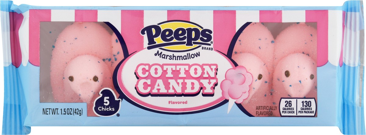 slide 8 of 12, Peeps Cotton Candy 5Ct, 1.5 oz