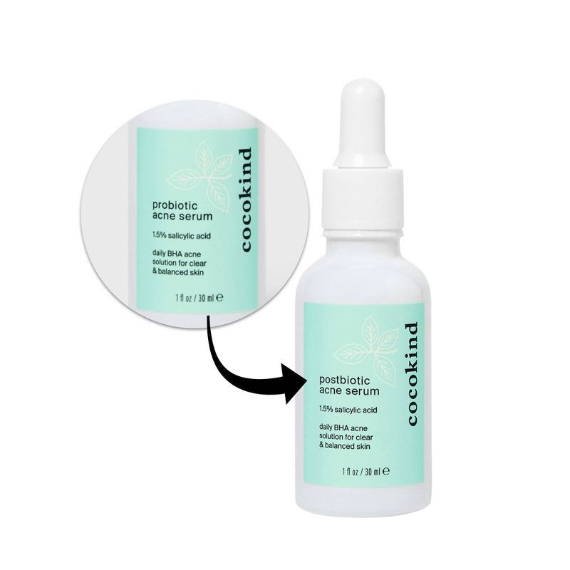 slide 2 of 7, cocokind Postbiotic Acne Serum - 1 fl oz, 1 fl oz