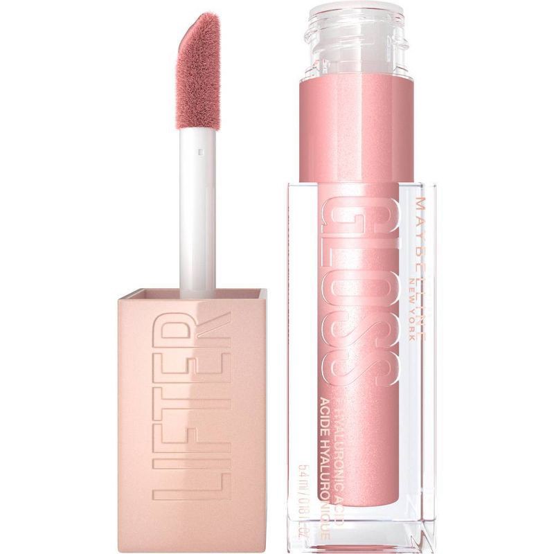 slide 1 of 8, Maybelline Lifter Gloss Plumping Lip Gloss with Hyaluronic Acid - 12 Opal - 0.18 fl oz, 0.18 fl oz