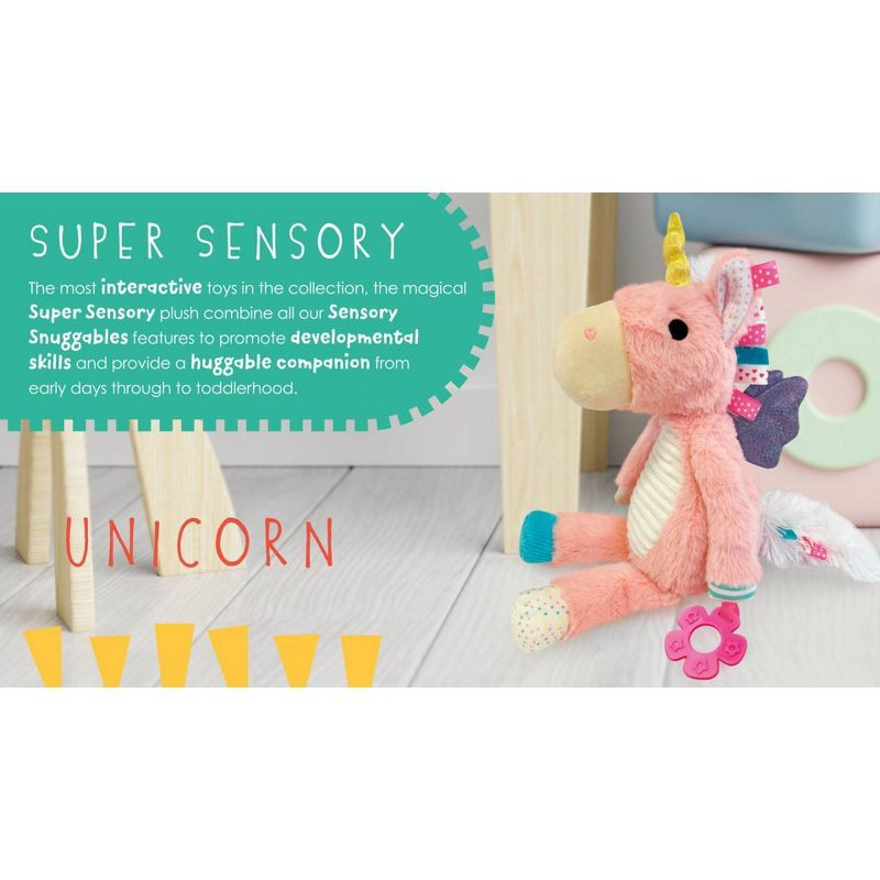 slide 4 of 5, Make Believe Ideas Sensory Snuggables Plush Stuffed Animal - Unicorn, 1 ct