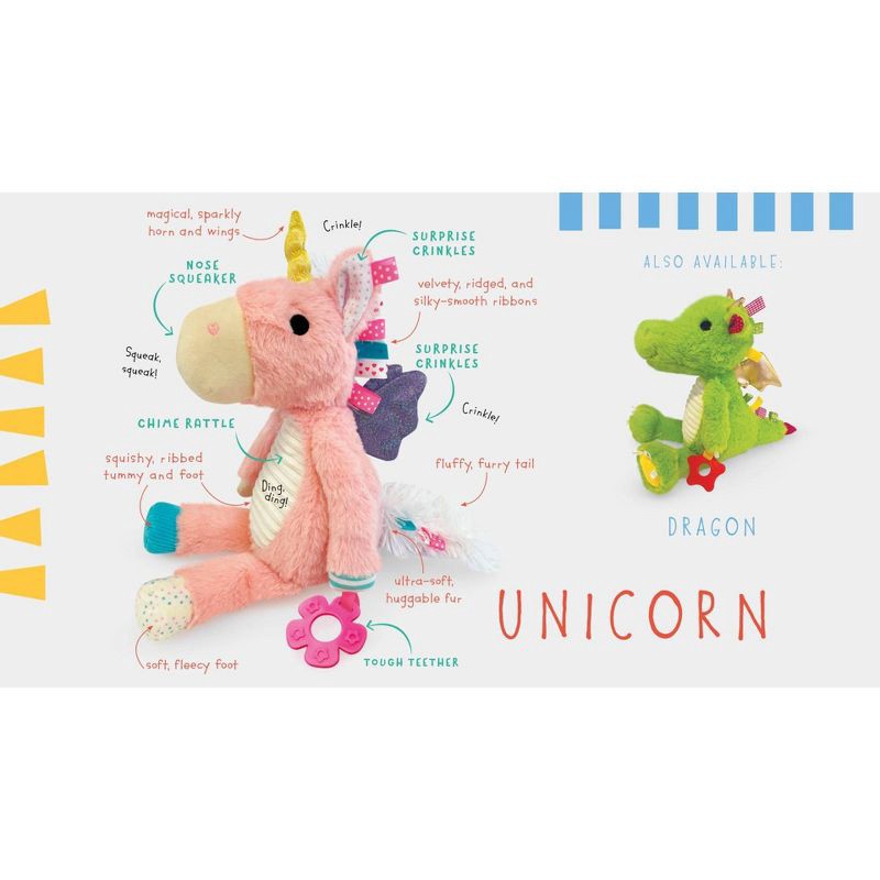 slide 5 of 5, Make Believe Ideas Sensory Snuggables Plush Stuffed Animal - Unicorn, 1 ct