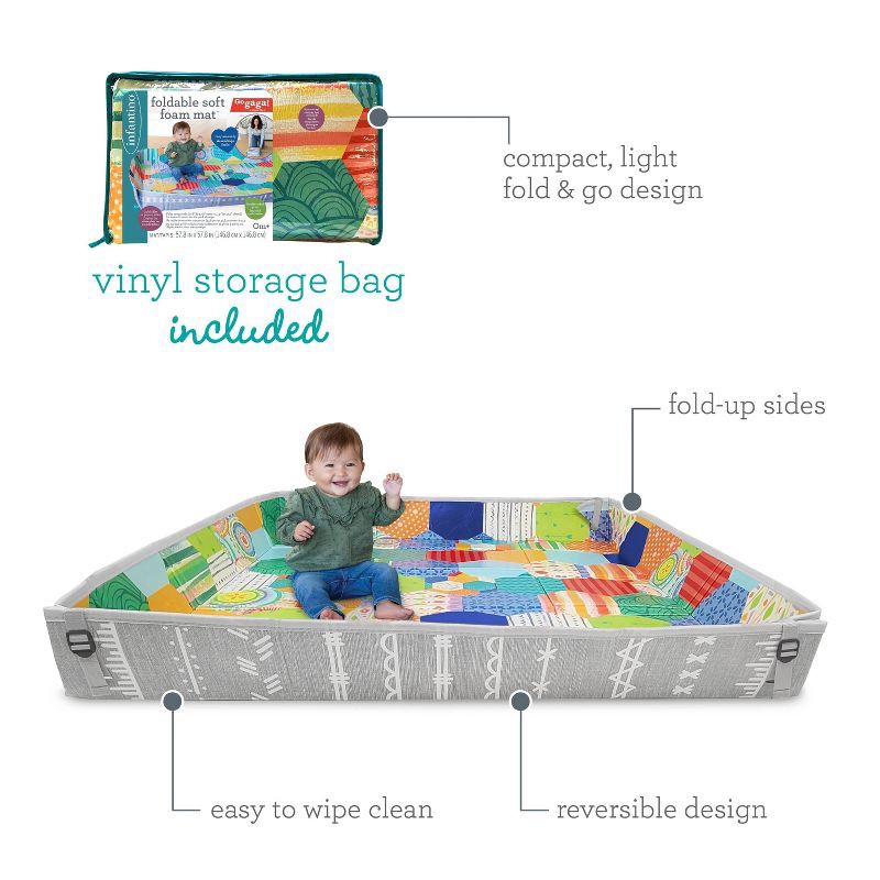 slide 7 of 10, Infantino Go Gaga! Foldable Soft Foam Mat, 1 ct