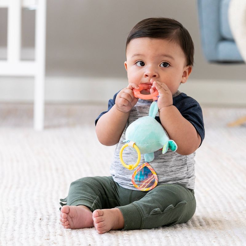 slide 3 of 6, Infantino Go Gaga! Big Softy Sea Chime Baby Toy, 1 ct