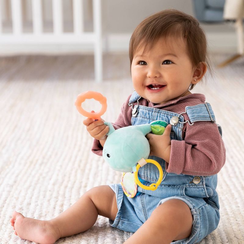 slide 4 of 6, Infantino Go Gaga! Big Softy Sea Chime Baby Toy, 1 ct