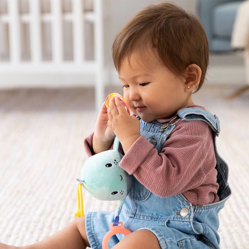 slide 5 of 6, Infantino Go Gaga! Big Softy Sea Chime Baby Toy, 1 ct