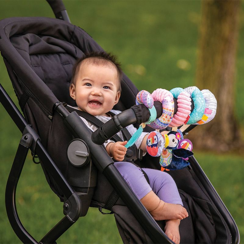 slide 4 of 6, Infantino Go Gaga! Spiral Activity Toy - Pink, 1 ct