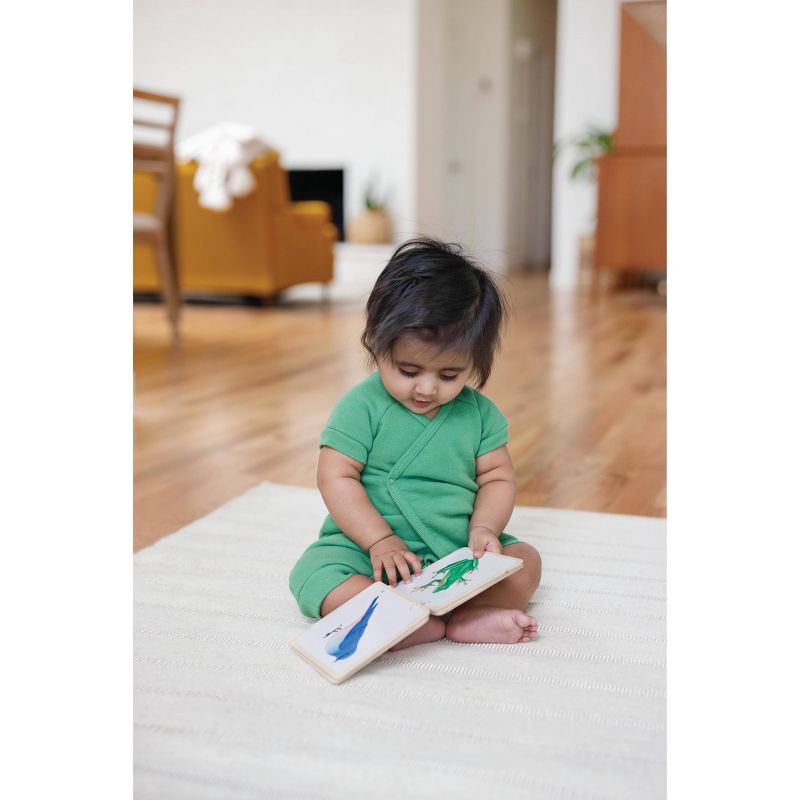 slide 4 of 4, Lovevery Colorful Animals Wooden Book, 1 ct