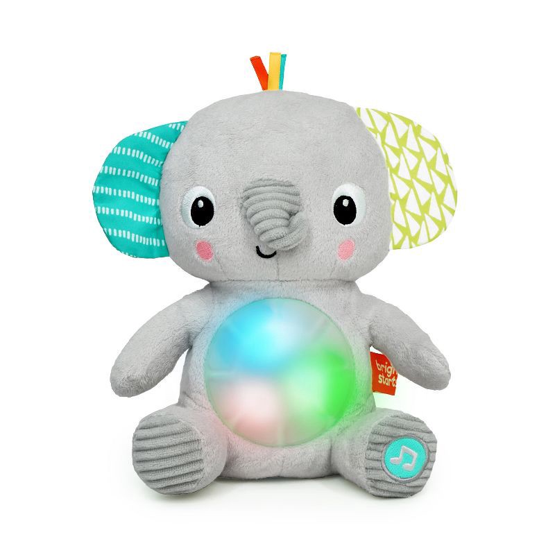 slide 1 of 13, Bright Starts Hug-a-Bye Baby Elephant Stuffed Animal & Soft Toy Soother, 1 ct