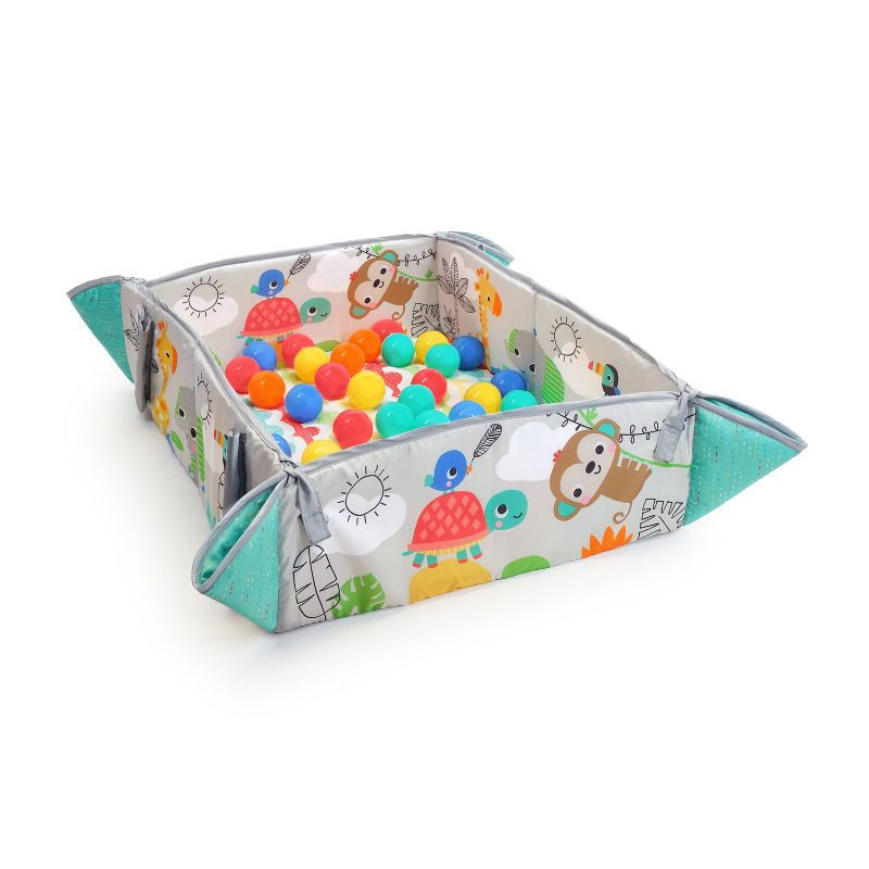slide 10 of 14, Bright Starts 5-In-1 Your Way Ball Play Activity Gym & Ball Pit - Totally Tropical, 1 ct