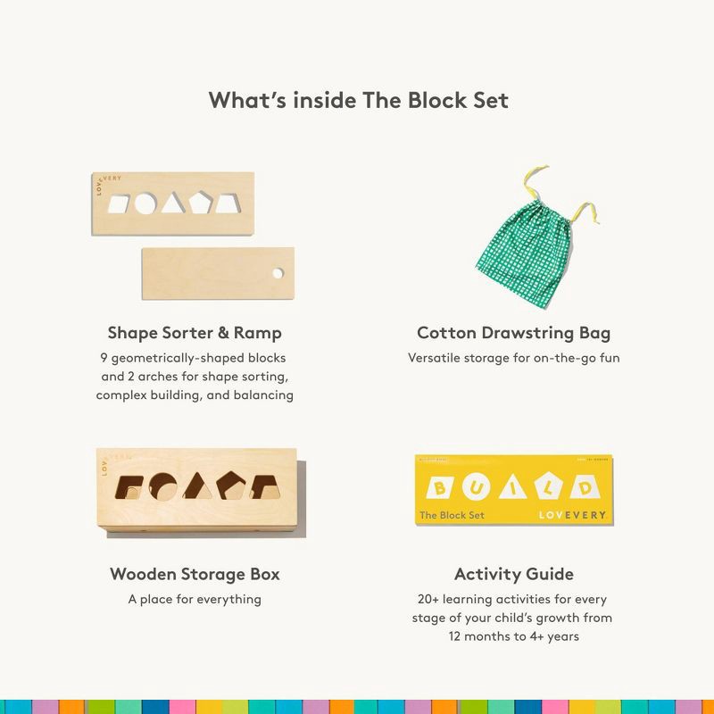 slide 7 of 9, Lovevery The Block Set - 70pc, 70 ct