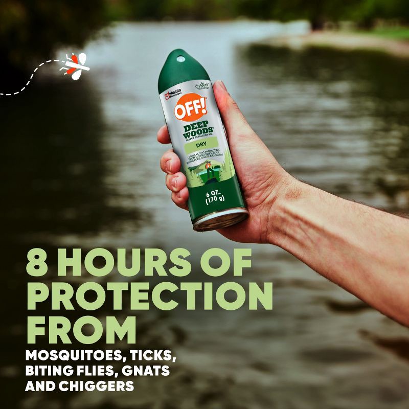 slide 2 of 13, OFF! Deep Woods Mosquito & Bug Repellent - 6oz, 6 oz