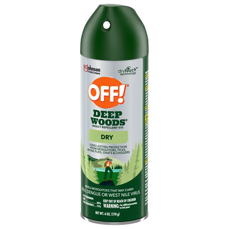 slide 12 of 13, OFF! Deep Woods Mosquito & Bug Repellent - 6oz, 6 oz