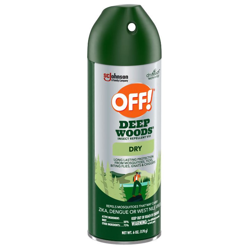 slide 13 of 13, OFF! Deep Woods Mosquito & Bug Repellent - 6oz, 6 oz