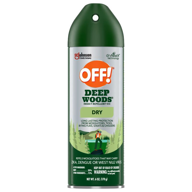 slide 10 of 13, OFF! Deep Woods Mosquito & Bug Repellent - 6oz, 6 oz