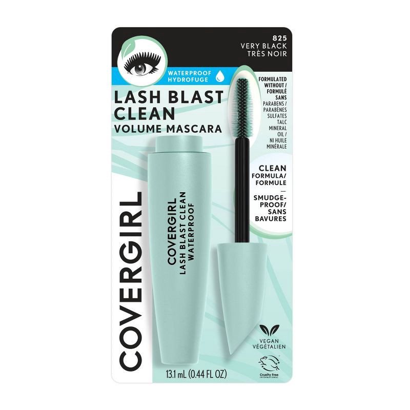 slide 1 of 11, COVERGIRL Lash Blast Clean Mascara - 825 Waterproof Very Black - 1 fl oz, 1 fl oz