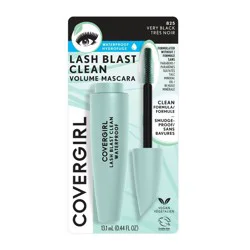COVERGIRL Lash Blast Clean Mascara - 825 Waterproof Very Black - 1 fl oz
