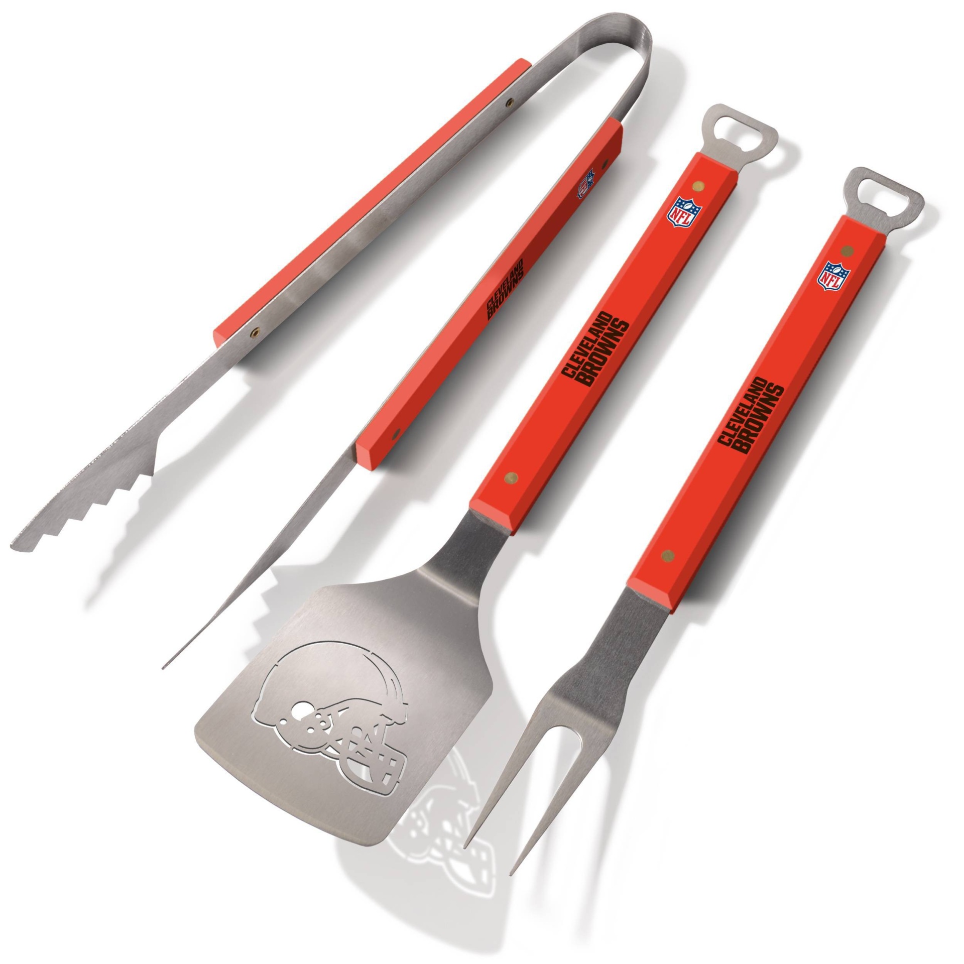 slide 1 of 4, NFL Cleveland Browns Spirit Series BBQ Set, 3 ct