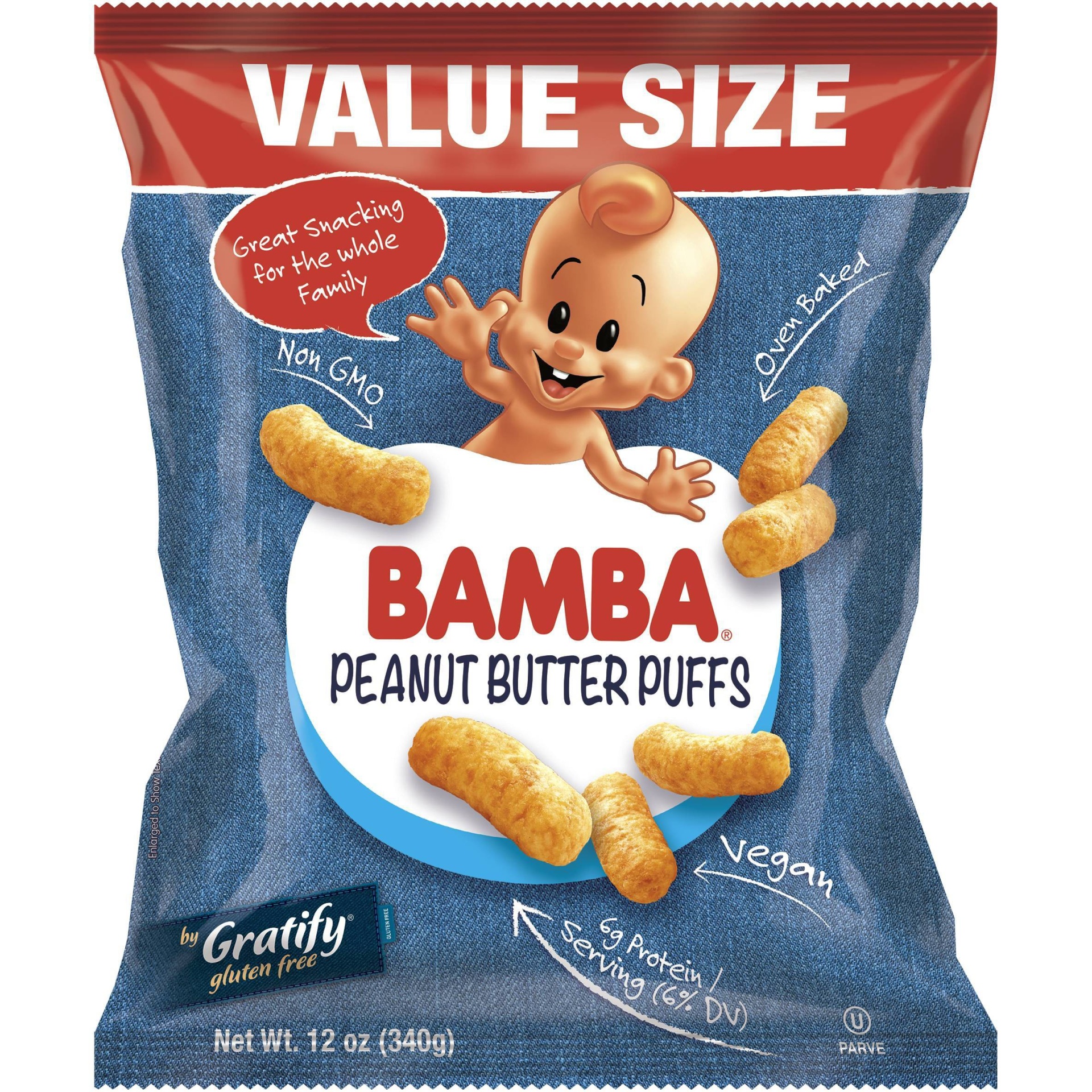Osem Bamba Peanut Butter Puffs Baby Snacks 12oz 12 oz Shipt