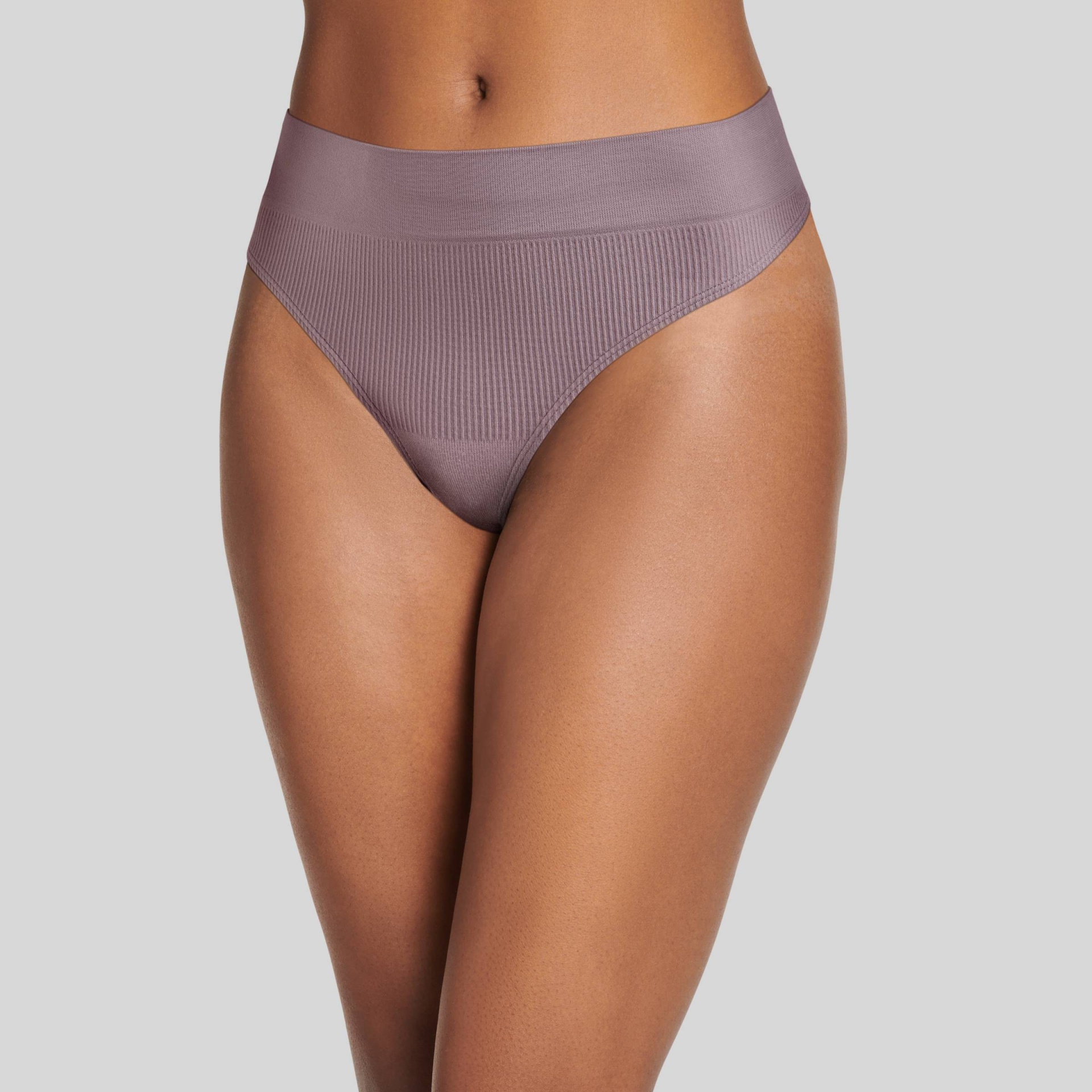 Jockey Generation Women's Recycled Seamfree Ribbed Thong - Twilight Sands L  1 ct