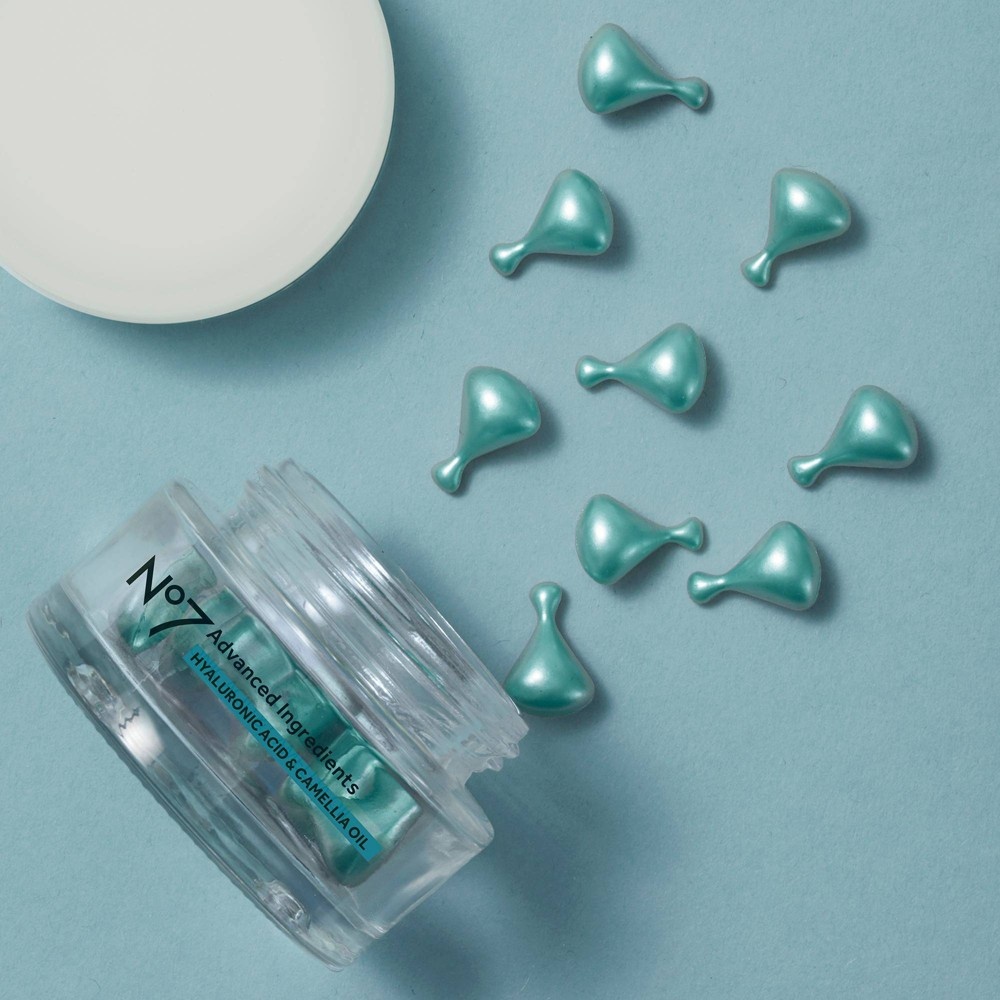 No7 Advanced Ingredients Hyaluronic Acid & Camellia Oil Facial Capsules 30ct 30 ct Shipt