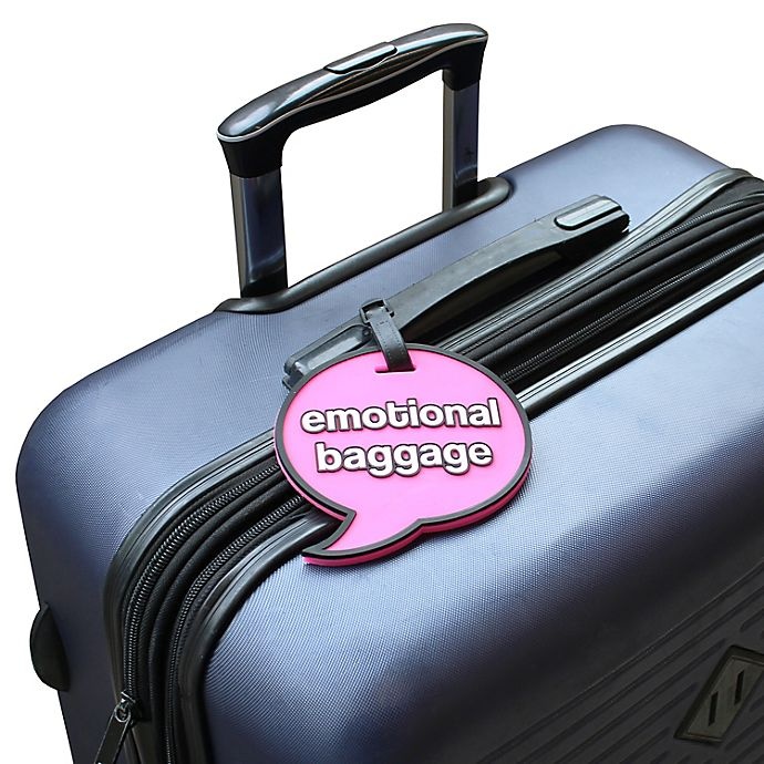 slide 3 of 3, MYTAGALONGS Emotional Luggage Tag - Pink, 1 ct