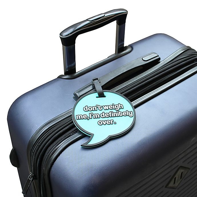 slide 3 of 3, MYTAGALONGS Oversized Luggage Tag - Teal, 1 ct