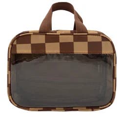 MYTAGALONGS Mine, Clear Toiletry Bag, 9 In X 7 In X 3 In, Multi