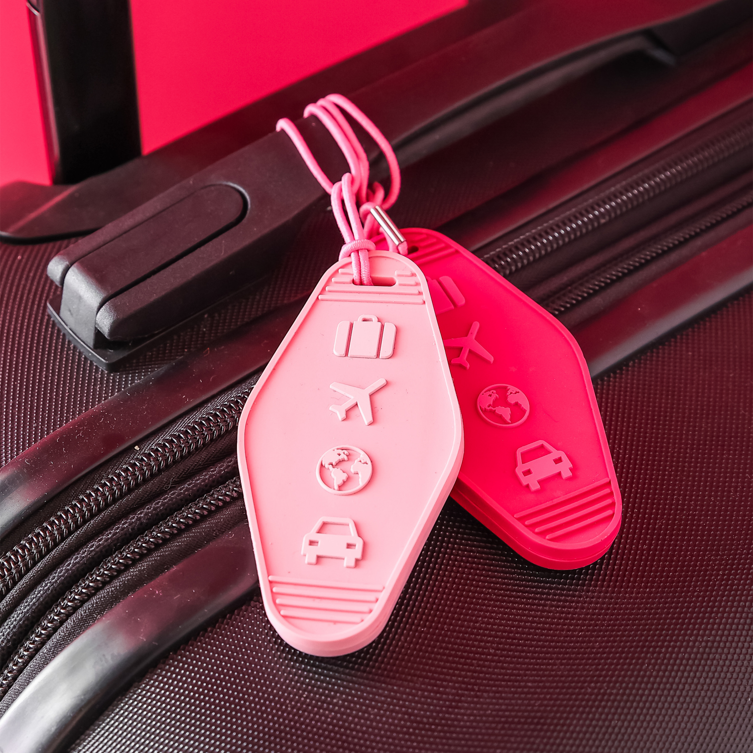 slide 3 of 4, Mytagalongs 2Pc Key Luggage Tags, 2 ct