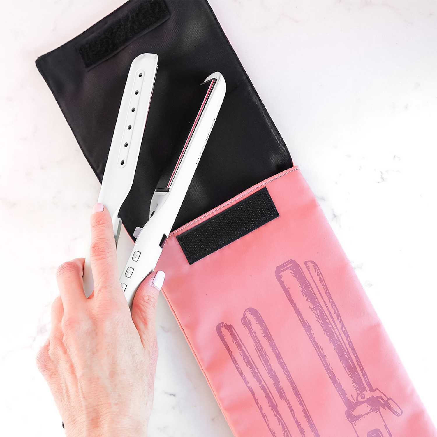 slide 3 of 4, Mytagalongs Mta Hot Hair Tool Travel Organizer, 1 ct