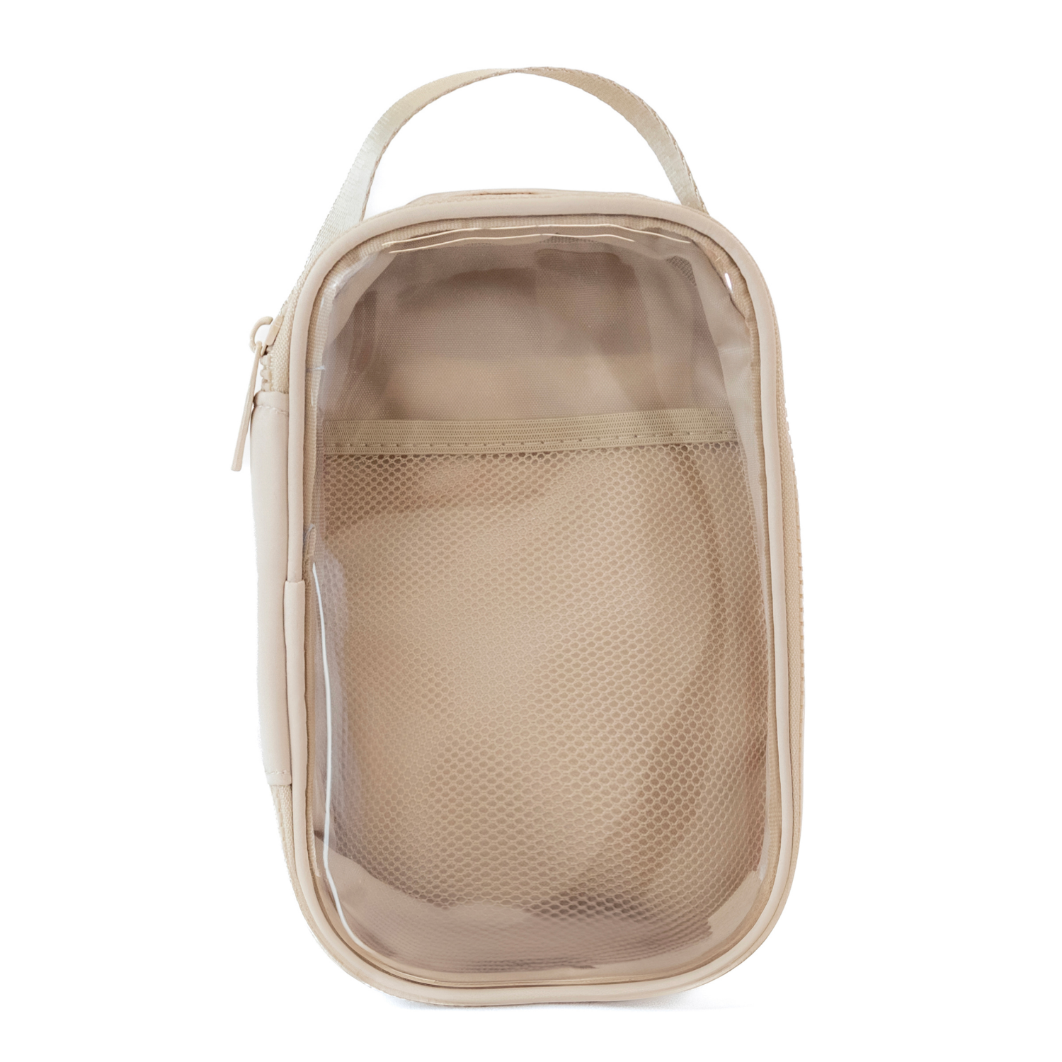 slide 2 of 4, MYTAGALONGS Mine Clarity Organizing Case, 5 in x 7.5 in x 2.5 in, Cream, 1 ct