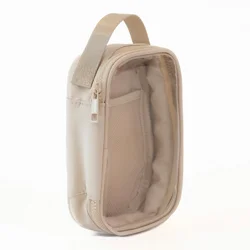 MYTAGALONGS Mine Clarity Organizing Case, 5 in x 7.5 in x 2.5 in, Cream