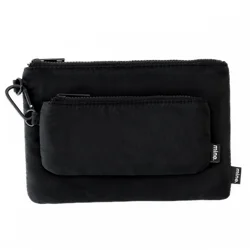 MYTAGALONGS Mine, Set of Two Organizing Pouches, 9.5 in x 6.75 in x 0.5 in, Black