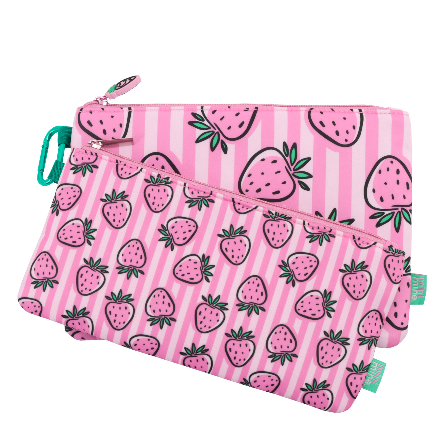 slide 2 of 4, MYTAGALONGS Mini Mine, Set Of Two Organizing Pouches, 9.5 In X 7 In X 0.5 In, Pink, 1 ct